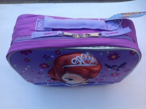 Lunch Bag Insulated Pop Out 3D Disney Princess Sofia The First Violet New - Picture 4 of 6