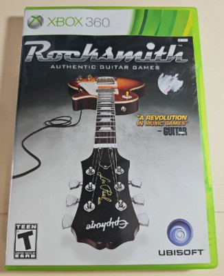 Rocksmith Microsoft Xbox 360 Video Game Complete Tested