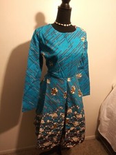 African Ankara Print dress.Bust: 38 ; Waist: 32 ; Length :39