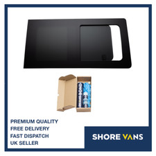 VW T5 T6 Window Glass Driver Sliding INCLUDING FITTING KIT