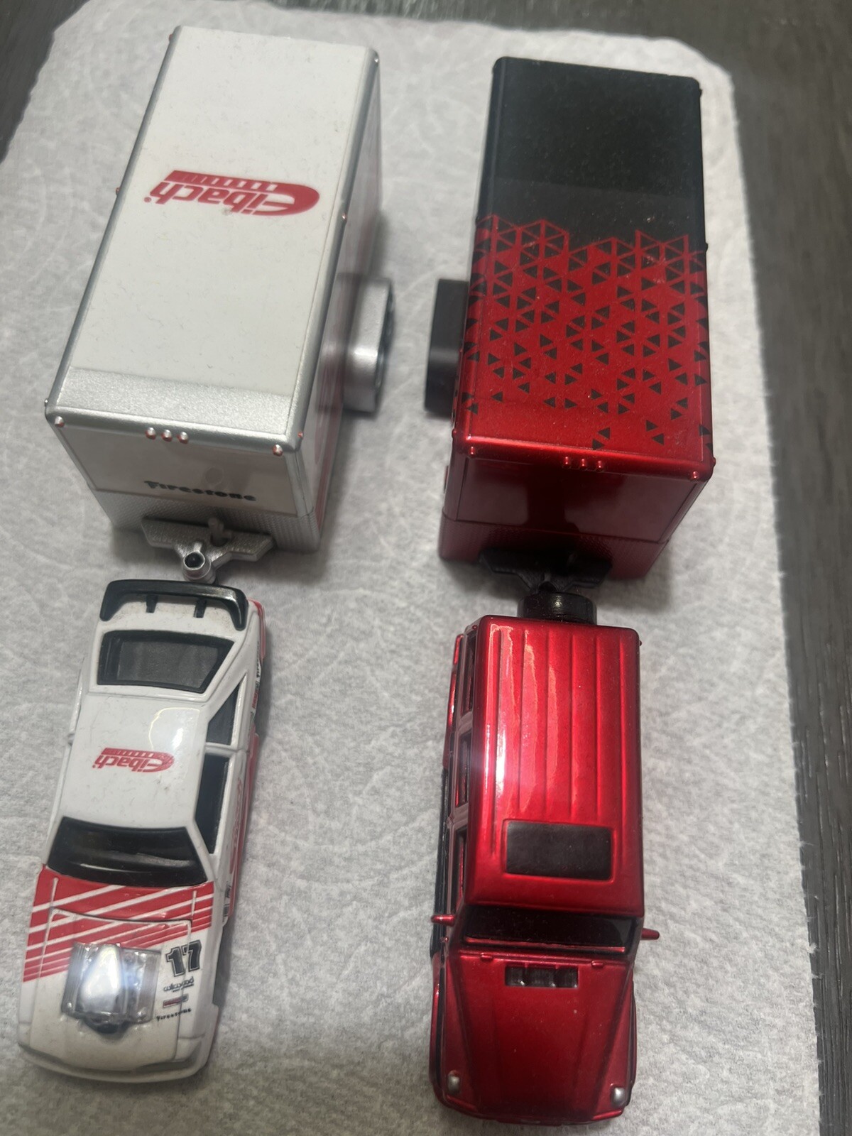 1993 Ford SVT Mustang Cobra #17 with Enclosed Car Trailer 