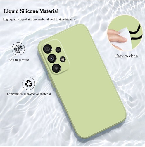 Custodia telefono silicone liquido per Samsung Galaxy S22 Note 20 A13 A53 A52S custodia gel - Foto 103 di 120