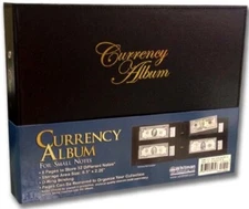 Currency Album For Modern Size Banknotes Collection 8 Pages Long Term Storage