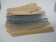 600Pcs Kit Set 30 Values x 20 Each 1/4W 1 Metal Film Resistors Pack 10R-1M OHMS