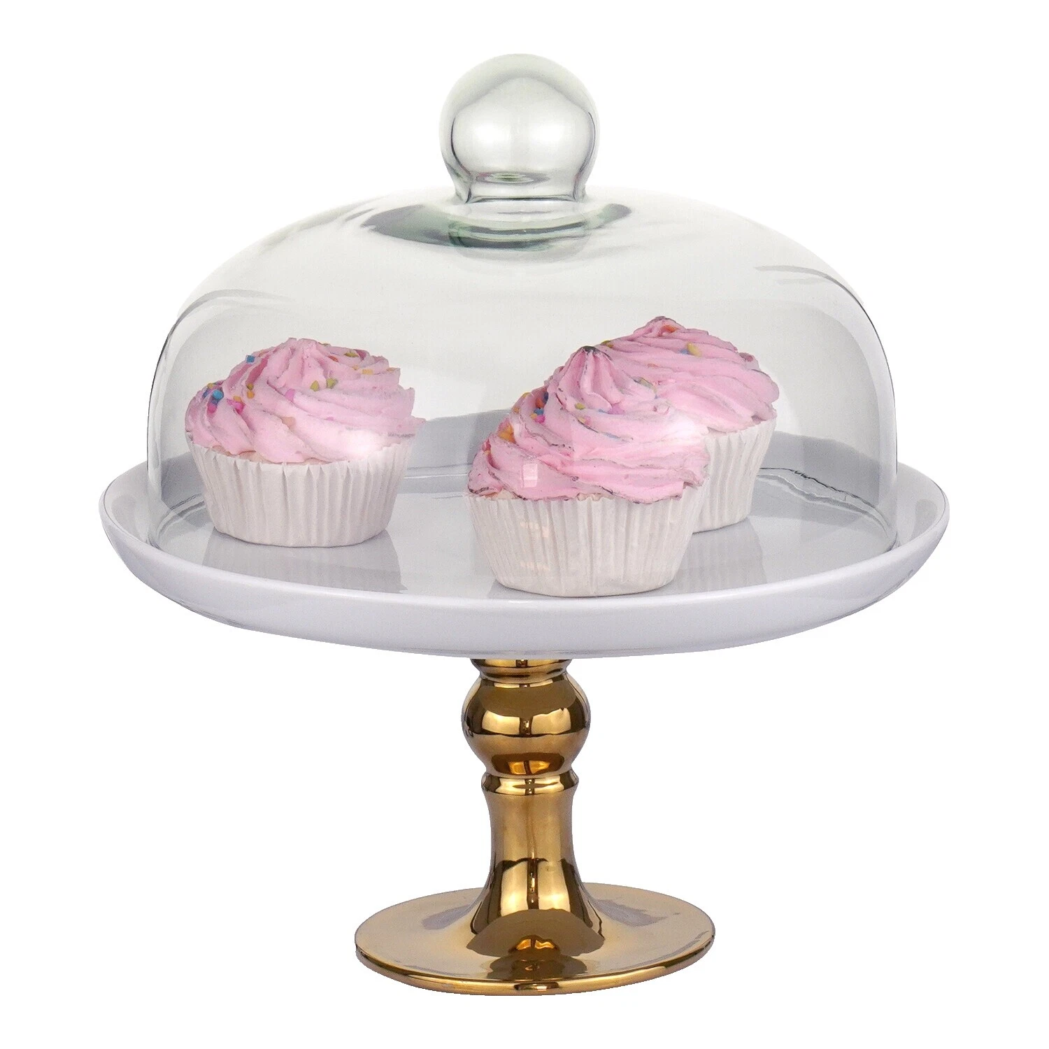 Porcelain White Cake & Cupcake Stands