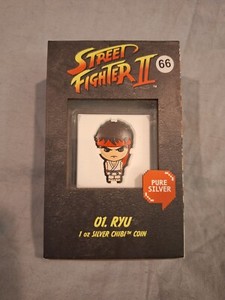 2021 Niue 2 Dollars Coin - Street Fighter II, 01. Ryu Silver Chibi Coin