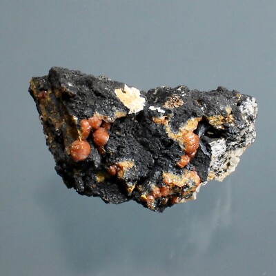 Mimetite var. Campylite. Dry Gill Mine, Caldbeck Fells, Cumbria, England. #4679