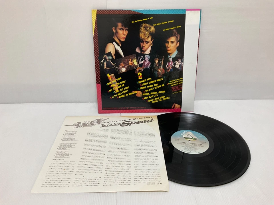 Stray Cats – Built For Speed LP 1982 Japan Arista Rockabilly Brian Setzer - Image 2 of 2