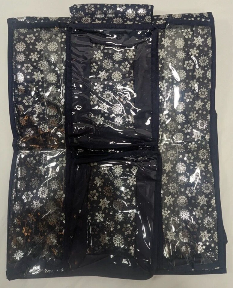 Tidy & Co Over the Door Multi Purpose Storage Organizer 17 x 43.5" SNOWFLAKE - Image 3 of 4