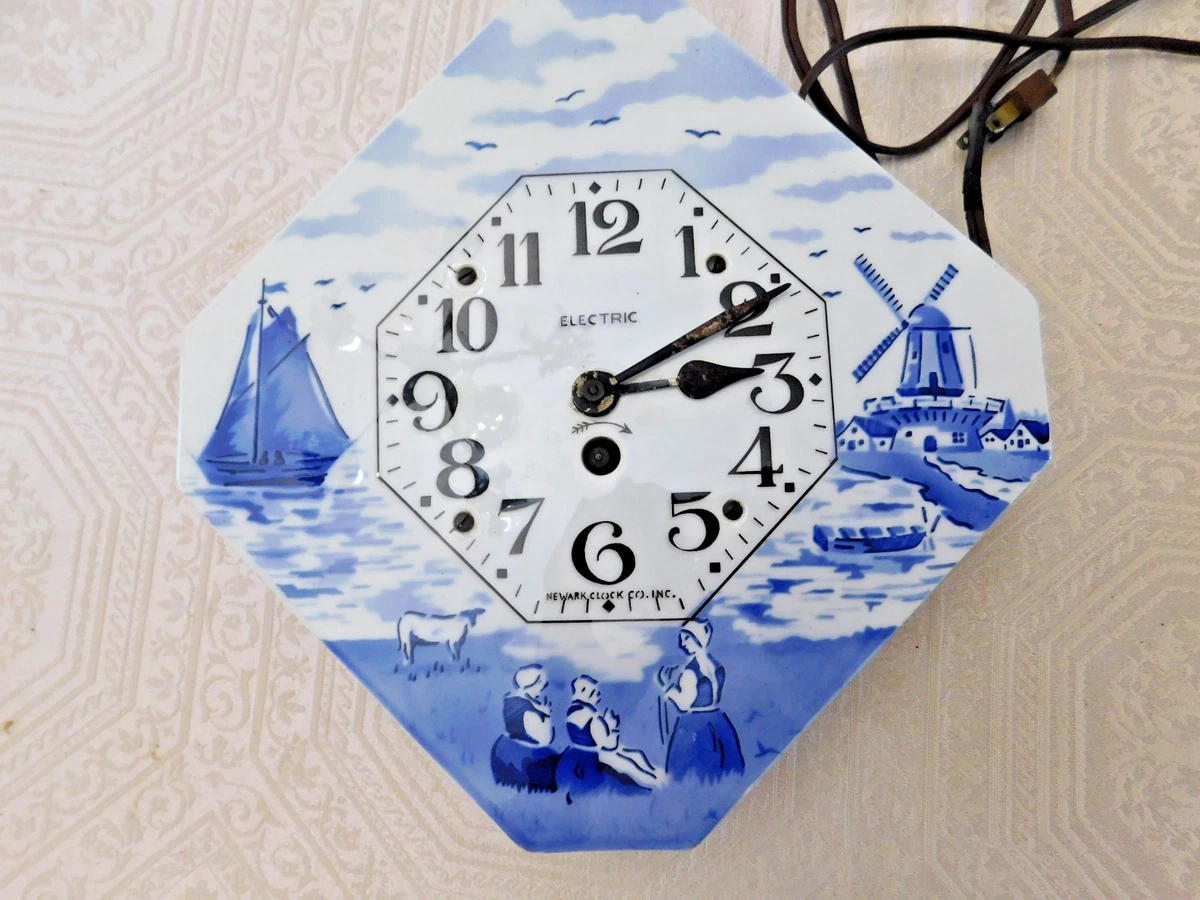 Delft Clock Indiana Collectible Wall Clocks 1930-1969 for sale | eBay