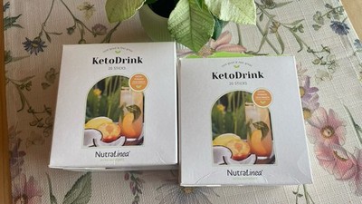 Nutra Linea Keto Drink 2erSet Eistee Pfirsich Neu OVP