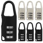 6 Pcs Number Lock Travel Padlock for Backpack Combination Luggage