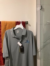 Carey grey Callaway opti dri golf short sleeve polo Shirt men's 2XL XXL NWT