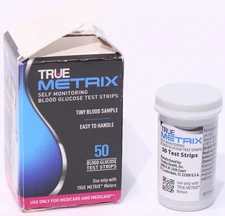 TRUE METRIX SELF MONITORING BLOOD GLUCOSE TEST STRIPS - 50 Test Strips (Box of 1