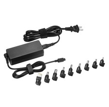 Insignia 65 Watt Universal Laptop Charger For Dell,HP,Acer,Lenovo 10ft - Black