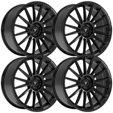 Set-4 Fittipaldi Street 363b 22x9.5 5x112 45mm Gloss Black Wheels Rims 22 Inch
