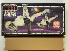 Vintage Star Wars B-WING FIGHTER BOX & CARDBOARD INSERT 1983 Kenner