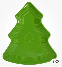 Fiesta Ware Tree Shaped Plate in Shamrock