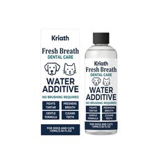 Pet Dental Water Additive for Dogs Cats, Breath Freshener Tartar Control