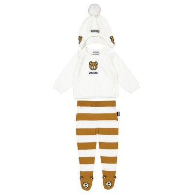 Moschino Kids Teddy Bear Motif Crewneck Tracksuit