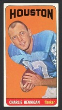 1965 Topps CHARLIE HENNIGAN Houston Oilers SP #78 EX Condition