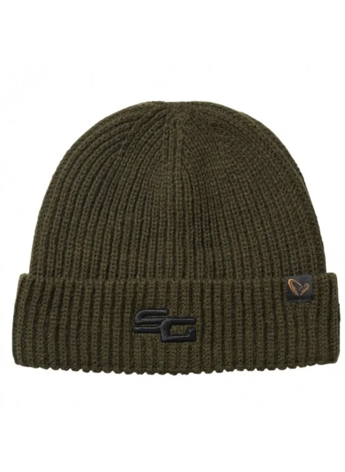 Savage Gear Wool Mix Beanie Green Angelmütze Wintermütze One Size - Bild 1 von 1