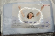 HOdo Home Satin Duvet Cover King Size, 3 Piece Silk Like Comforter Cover