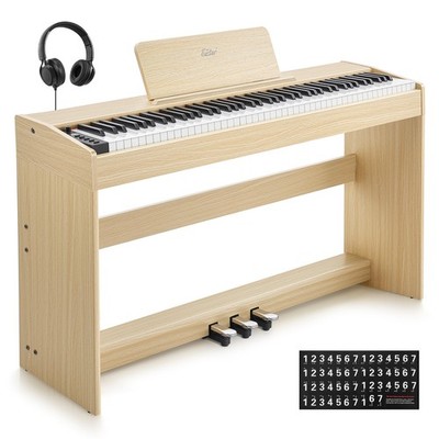  Easter EUP-110 Digital Piano Keyboard Weighted Key With Stand Pedal Headphones