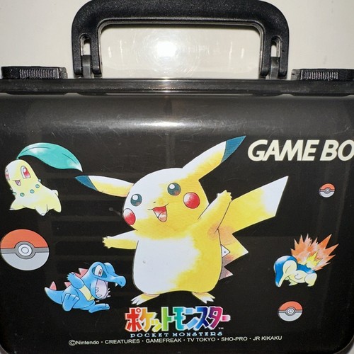 Pokemon Gold-Silver-Crystal-Pikachu Storage Carrying Case for Gameboy color - Picture 3 of 3