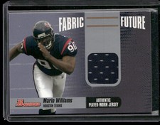 2006 Bowman #FF-MW Mario Williams Fabric of the Future