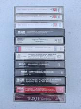 Classical Music Cassette Lot 12 Tapes - RCA Red Seal, London ffrr, The Three T