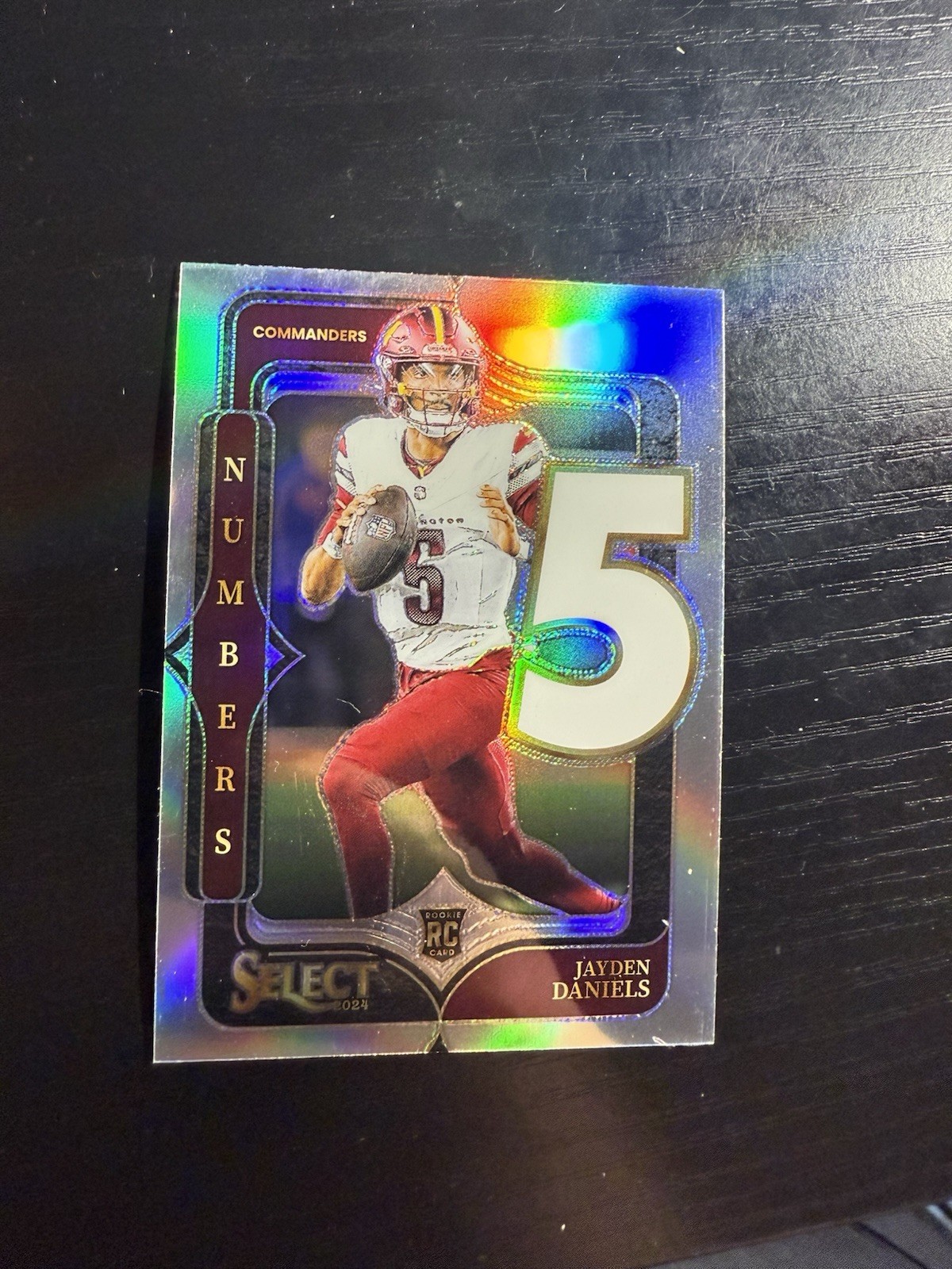 2024 Panini Select - Select Numbers Jayden Daniels #23 (RC) Silver Prizm