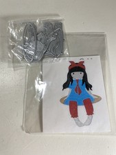 Cute Girl DIE SET-Paper Piecing Dolls-Embossed Steel Dies 5 Piece Set New