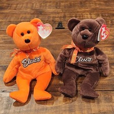 Ty Beanie Babies Elvis Presley Coco Presley Collectible Bears Set Reese's Ribbon