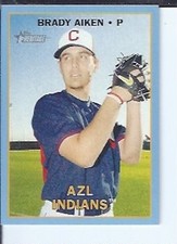 Brady Aiken 2016 Topps Heritage Minors Blue #ed / 99