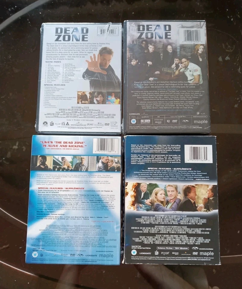 The Dead Zone: Movie/Series Pilot/Season 2/3/4 (DVD, 2002) NEW! Stephen King Lot - Image 3 of 4