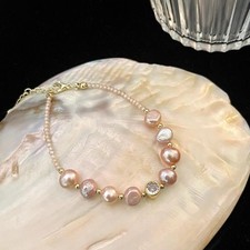 Bracelet Simple Pearl Beaded for Women