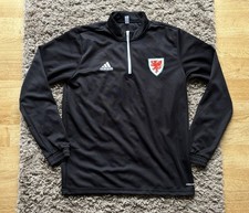 Adidas Wales Football Shirt Men’s Large 1/4 Zip Drill Top