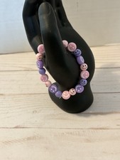 Smiley Face Beaded Bracelet for Girls