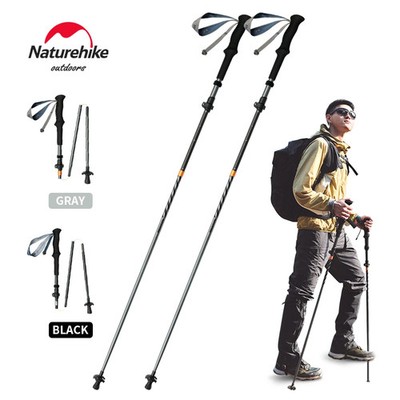 Naturehike Carbon Fiber Trekking Poles Ultralight Folding Hiking Sticks