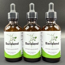 3-Pack Barislend Ketone Liquid Drops 2oz Dietary Supplement Exp. 02/2027