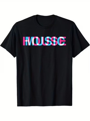 Vibrant EDM Rave DJ Graphic T-Shirt for Men - Unique House Music Glitch Optical