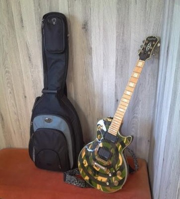 Electric Guitar Epiphone Zakk Wylde Les Paul Custom Camo Plus | eBay
