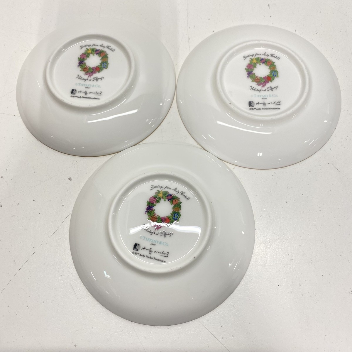 Tiffany & Co. Andy Warhol. 3 Limited Edition. Christmas Collection