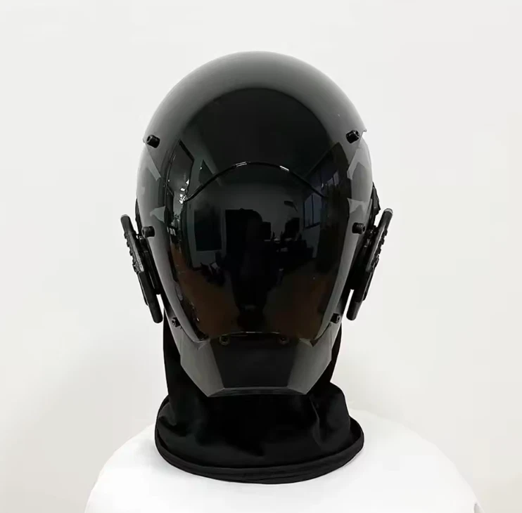 Máscara Cyberpunk Robocop - Casco Cosplay Futurista de Ciencia Ficción Foto 4 de 4