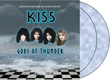 Kiss – Gods Of Thunder 2LP 10" Blue White Colored Vinyl Record - Limited Edition