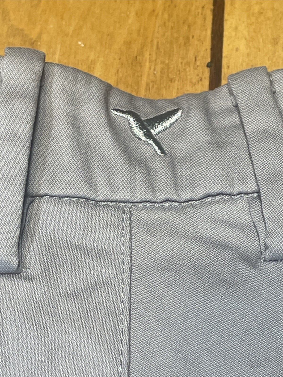 Bird Dogs Pants Mens 32x30 Boom For Your Boomstick Gray Chino Stretch Golf READ