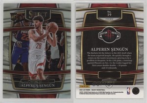2021-22 Panini Select Concourse Silver Prizm Alperen Sengun #19 Rookie RC
