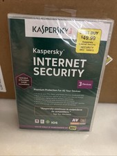 Kaspers Internet Security Premium Protection 3 Devices 2014 Sealed MAC iOS 