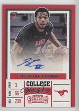 2017-18 Panini Contenders Draft Picks College Sterling Brown #99 Auto 0u2r
